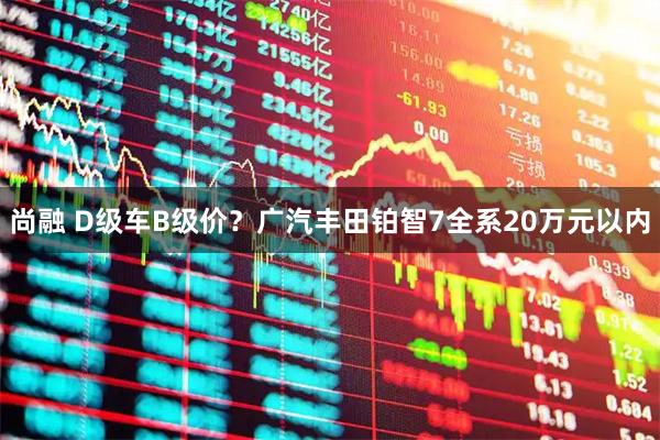 尚融 D级车B级价？广汽丰田铂智7全系20万元以内